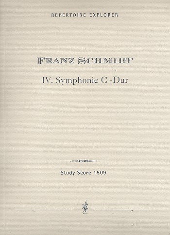 Sinfonie C-Dur Nr.4  für Orchester  Studienpartitur