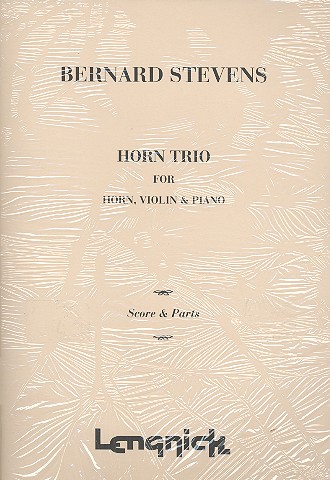 Trio op.38&nbsp;&nbsp;for horn, violin and piano&nbsp;&nbsp;score and parts