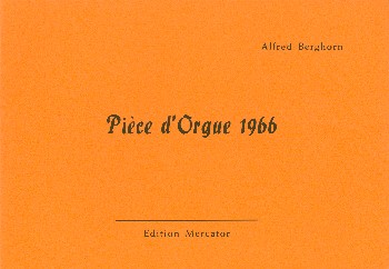 Pièce d'orgue 1966    