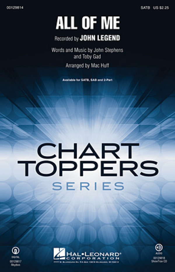 All of me&nbsp;&nbsp;for mixed chorus and instruments&nbsp;&nbsp;vocal score