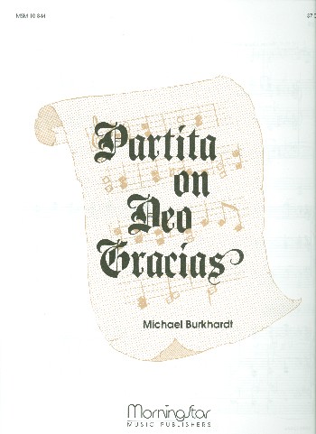 Partita on Deo Gracias&nbsp;&nbsp;for organ&nbsp;&nbsp;