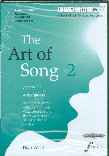 The Art of Song vol.2 Grades 1-5  for high voice  4 Playalong-CD's