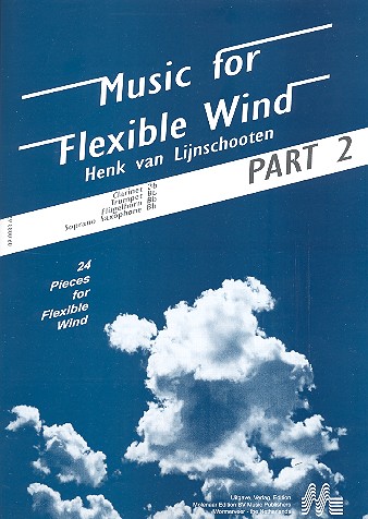 Music for flexible Wind Ensemble  for 3 wind instruments (ensemble)  part 2 (Bb instruments)