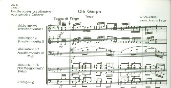 Ole Guapa&nbsp;&nbsp;für Akkordeonorchester&nbsp;&nbsp;Partitur