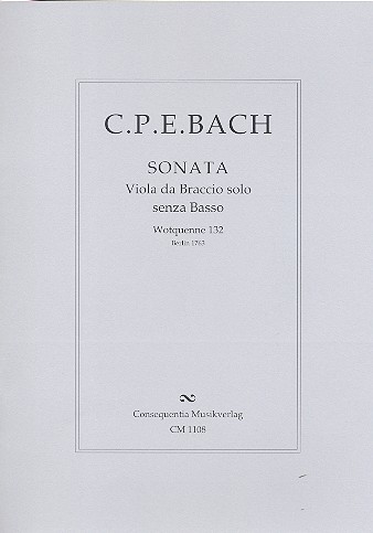 Sonate Wq132  für Viola (da braccio)  