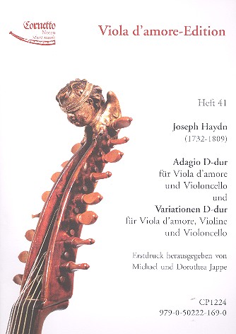 2 Stücke  für Viola d'amore und Begleitung  Partitur und Stimmen