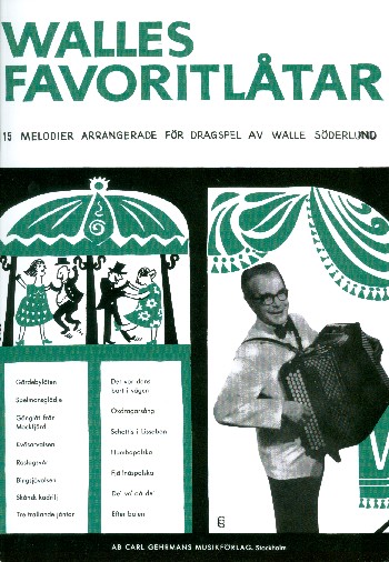 Walles favoritlatar&nbsp;&nbsp;for accordion&nbsp;&nbsp;