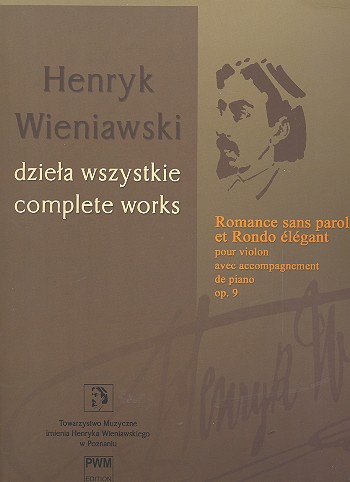 Romance sans paroles et rondo elegant  pour violon et piano  