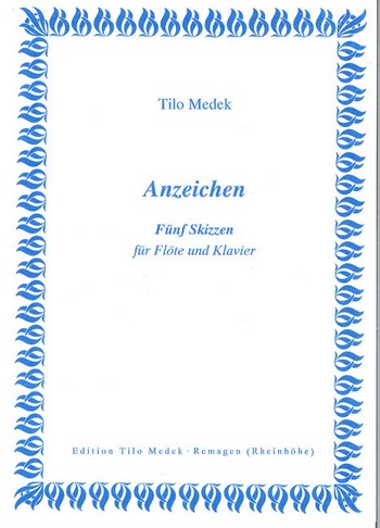 Anzeichen&nbsp;&nbsp;für Flöte und Klavier&nbsp;&nbsp;