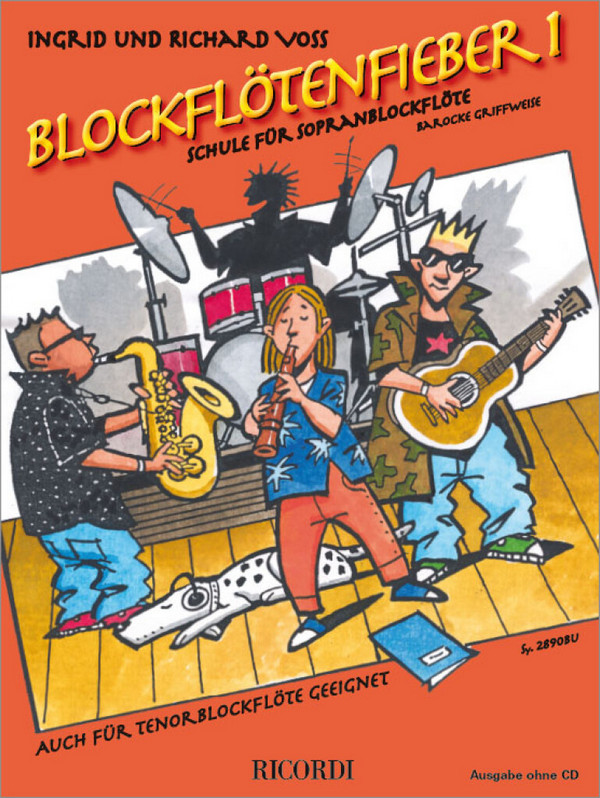 Blockflötenfieber Band 1  für Sopranblockflöte (Tenorblockflöte) (barocke Griffweise)  