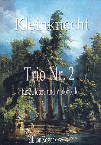 Trio C-Dur Nr.2  für 2 Flöten und Violoncello  Partitur und Stimmen