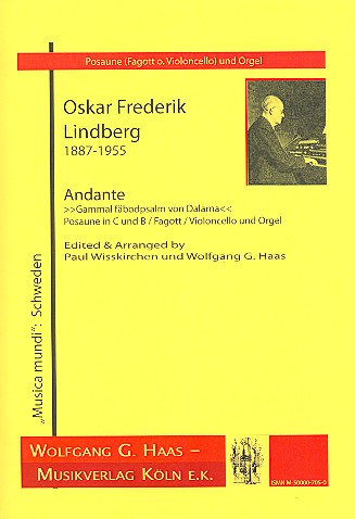 Andante  für Posaune (Fagott/Violoncello) und Orgel  