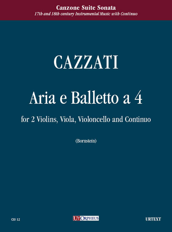 Aria e Balletto a 4  per quartetto d'archi e basso  partitura e parti