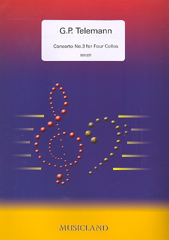 Concerto no.3&nbsp;&nbsp;for 4 cellos&nbsp;&nbsp;score and parts