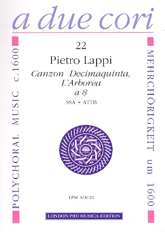 Canzon  dezimaquinta a 7 - L'arborea  for 7 instruments  score and parts