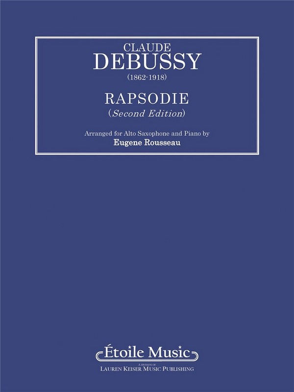 Rapsodie&nbsp;&nbsp;for alto saxophone and piano&nbsp;&nbsp;