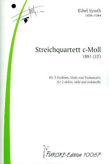 Quartett c-Moll  für 2 Violinen, Viola und Violoncello  Partitur und Stimmen