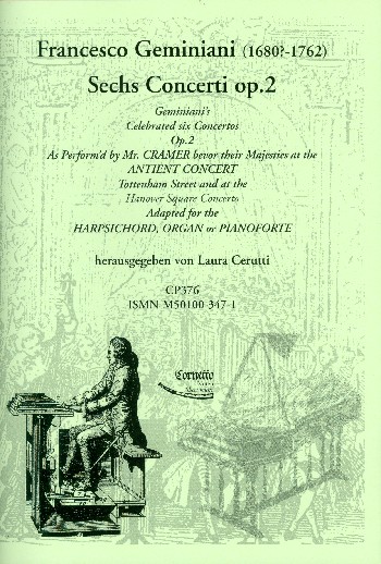 6 Concerti op.2  für Tasteninstrument  