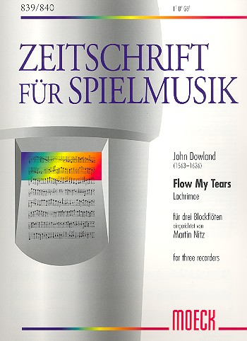 Flow my Tears  für 3 Blockflöten  Partitur und Stimmen