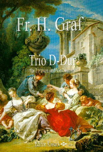 Trio D-Dur  für 2 Flöten und Violoncello  Partitur und Stimmen
