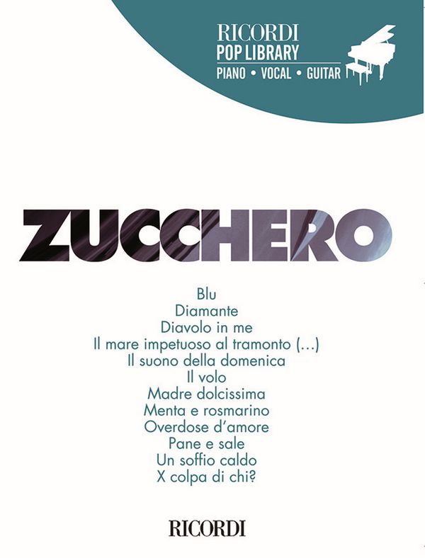 Zucchero&nbsp;&nbsp;piano/vocal/guitar&nbsp;&nbsp;songbook
