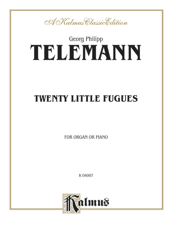 20 little Fugues&nbsp;&nbsp;for organ (piano)&nbsp;&nbsp;