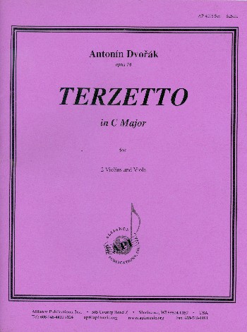 Terzetto d minor op.74  for 2 violins and viola  score and parts