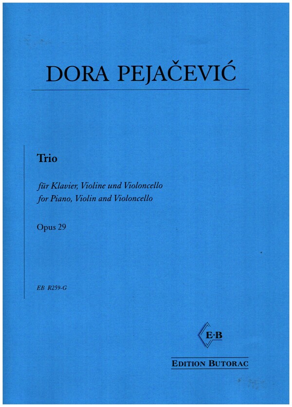Trio op.29  für Violine, Violoncello und Klavier  Stimmen