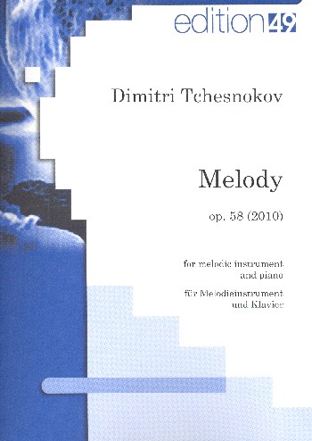 Melody op.58  für Melodieinstrument und Klavier  