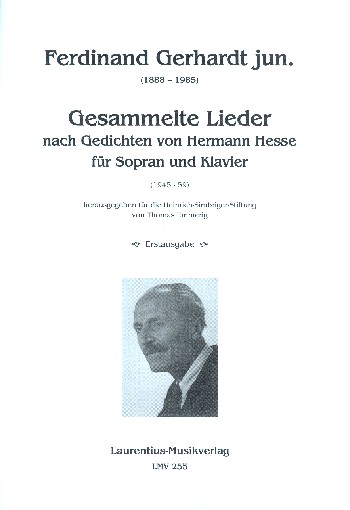 Gesammelte Lieder  für Sopran und Klavier  