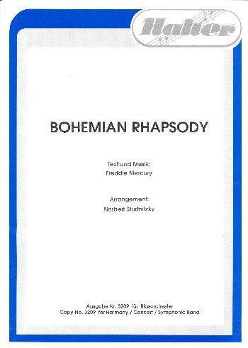 Bohemian Rhapsody  für Blasorchester  Direktion und Stimmen
