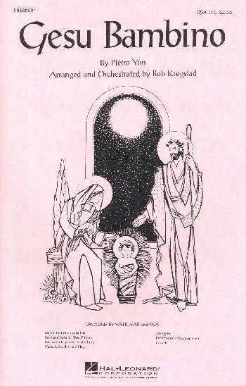 Gesu Bambino&nbsp;&nbsp;for female chorus and orchestra&nbsp;&nbsp;vocal score