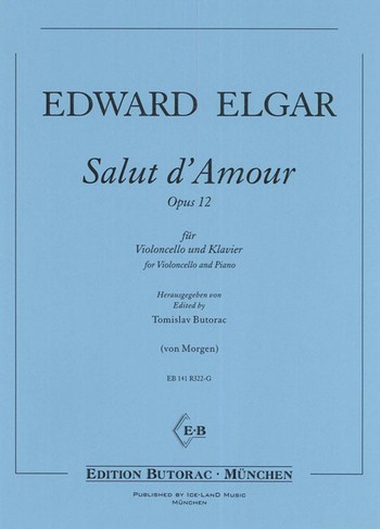 Salut d'amour op.12&nbsp;&nbsp;für Violoncello und Klavier&nbsp;&nbsp;