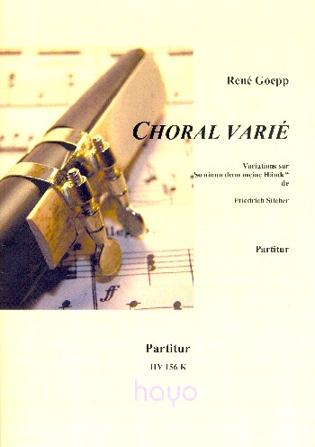Choral varié  für 3 Klarinetten  Partitur und Stimmen