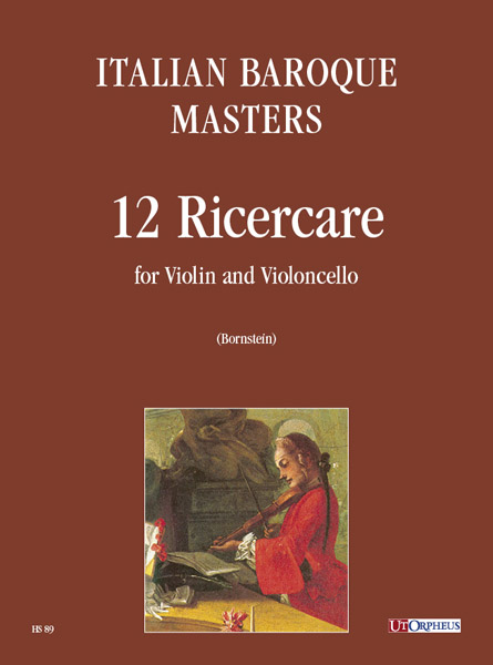 12 Ricercare  for violin and violoncello  score