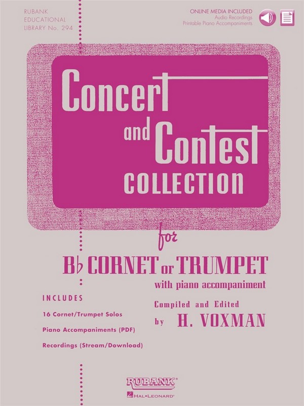 Concert and Contest Collection (+CD)  for cornet (trumpet)  