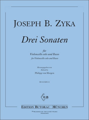3 Sonaten  für Violoncello und Kontrabass  Partitur und Stimmen
