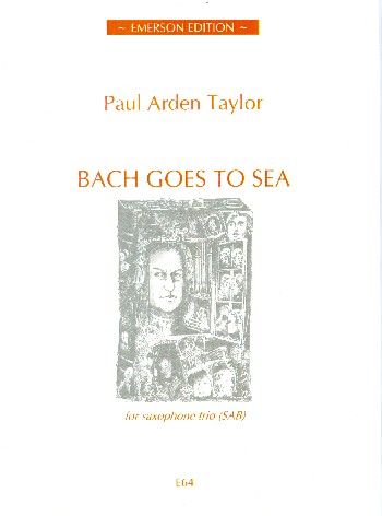 Bach goes to Sea  for 3 saxophones (SABar)  score and parts