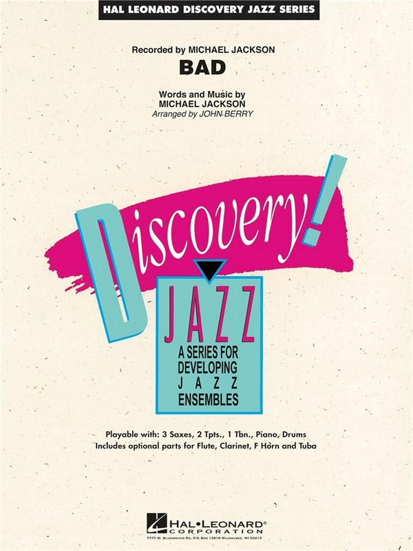 Bad:  for jazz ensemble  score and parts