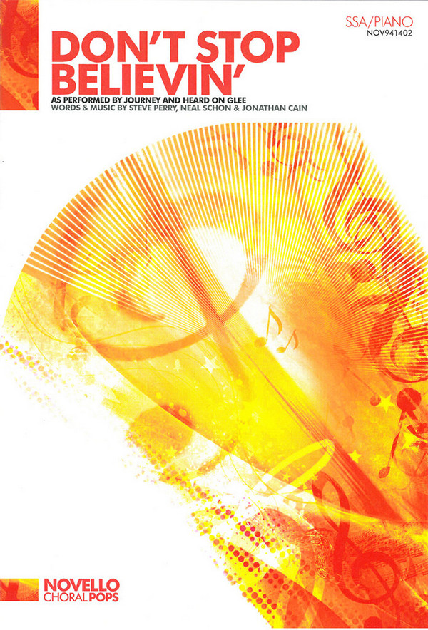 Don't stop believin'  for female chorus and piano  score