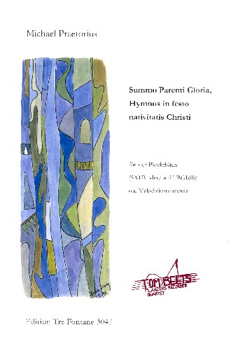 Summo parenti gloria&nbsp;&nbsp;für 4 Blockflöten (Melodieinstrumente) (SATB)&nbsp;&nbsp;Partitur und Stimmn