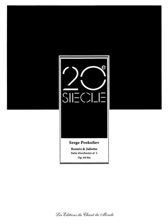 Roméo et Juliette Suite no.1 op.64bis  pour orchestre  partition