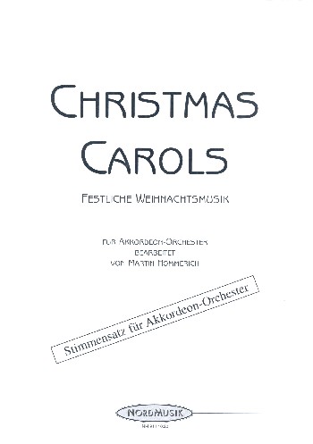 Christmas Carols  für Akkordeonrchester  Stimmensatz