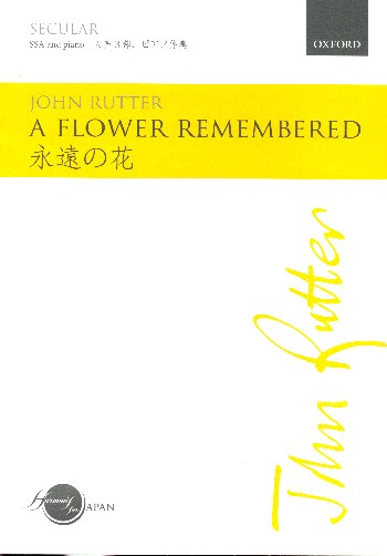 A Flower remembered  for female chorus and piano  score (en/jap)