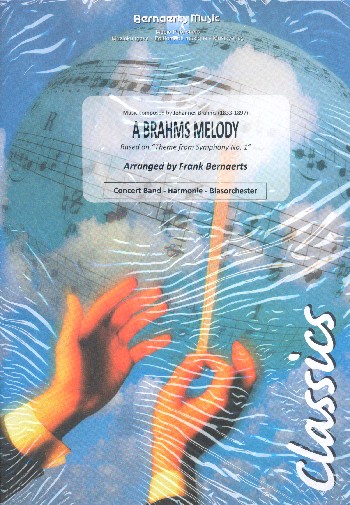 A Brahms Melody  für Blasorchester  Partitur und Stimmen