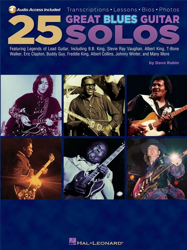 25 great Blues Guitar Solos (+CD):  for guitar/tab  