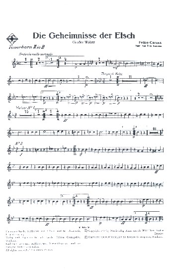 Die Geheimnisse der Etsch&nbsp;&nbsp;für Blasorchester&nbsp;&nbsp;Tenorhorn 2