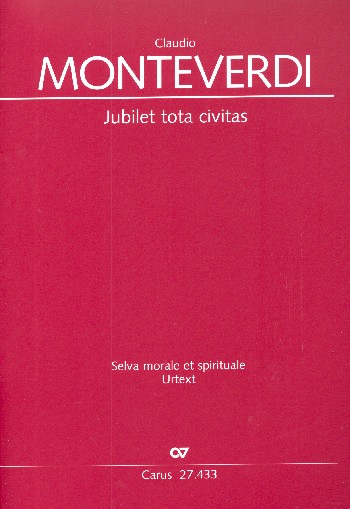 Jubilet tota civitas&nbsp;&nbsp;für Sopran und Bc&nbsp;&nbsp;2 Partituren und Bc-Stimme