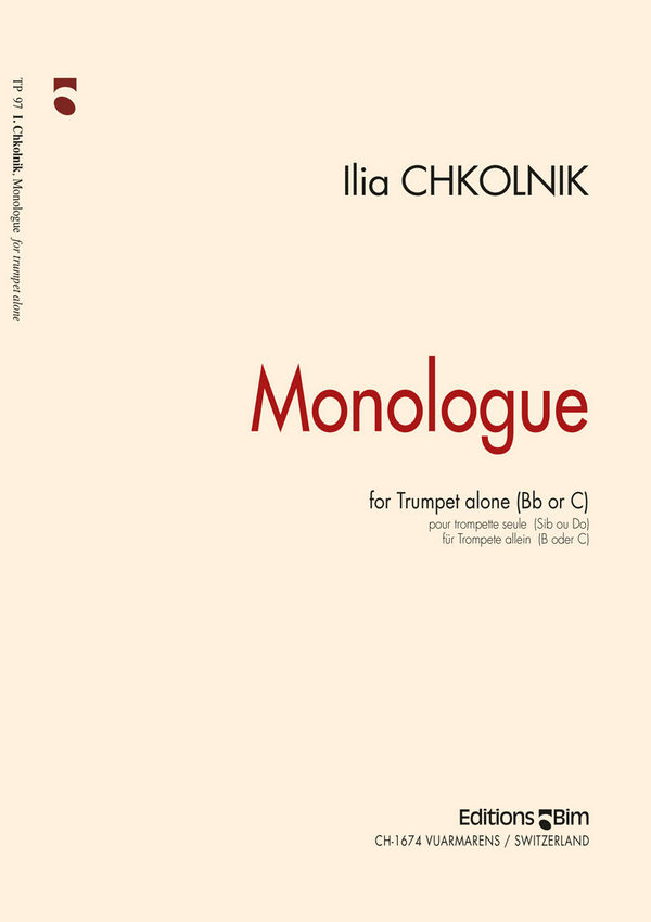 Monologue  für Trompete  