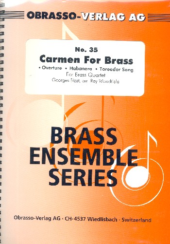 Carmen for Brass  für 4 Blechbläser  Partitur und Stimmen